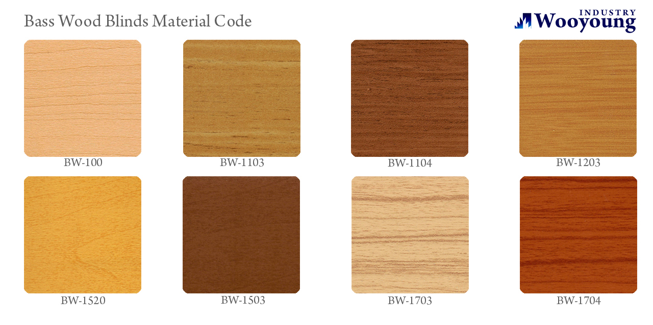 Bass wood Material code